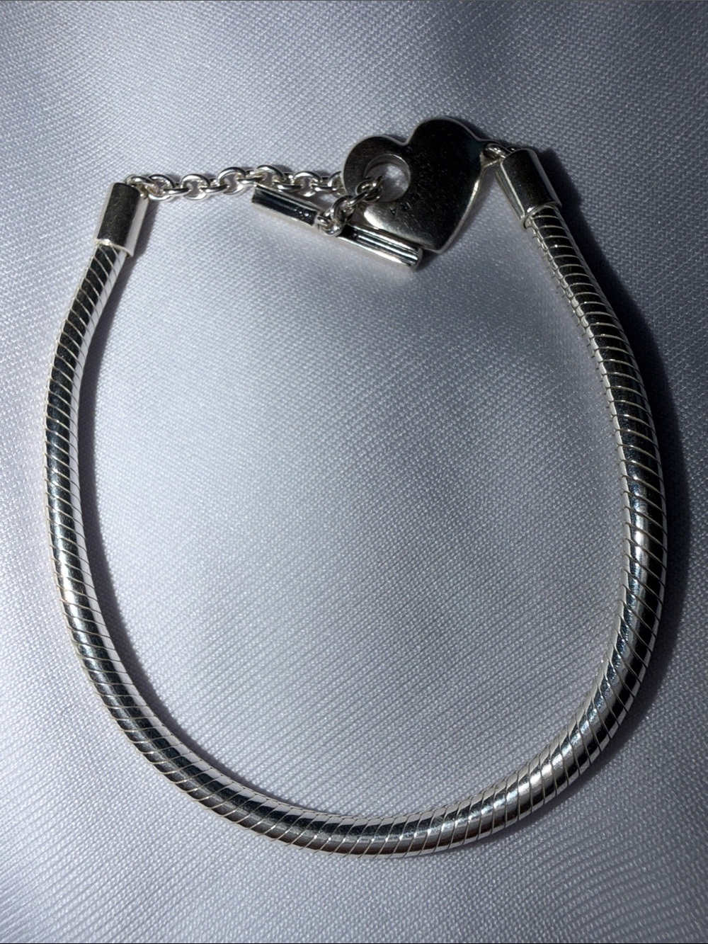 Pandora Sterling Silver Heart Toggle Bracelet - Sterling Silver